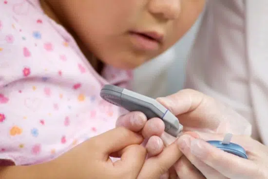 Estudios de diabetes en niños