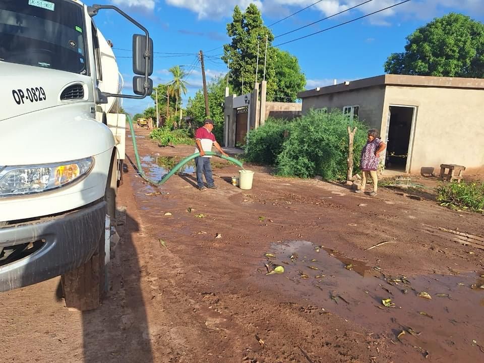Pipa de agua en comunidades rurales