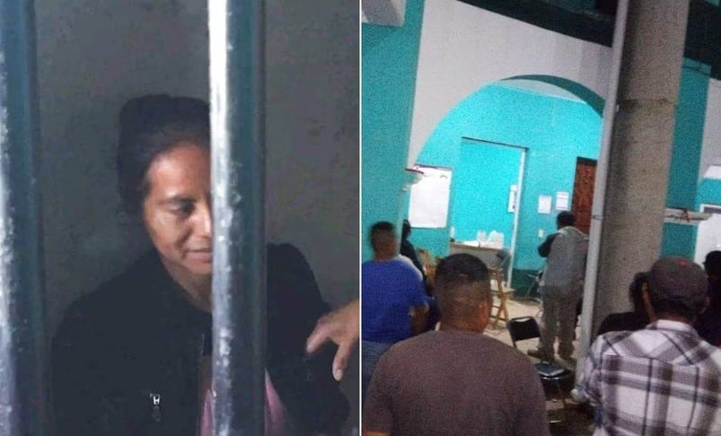 Pobladores encarcelan a alcaldesa en Oaxaca