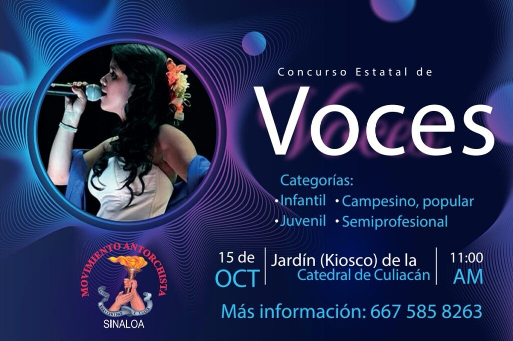 Convocan a Concurso de Voces en Culiacán