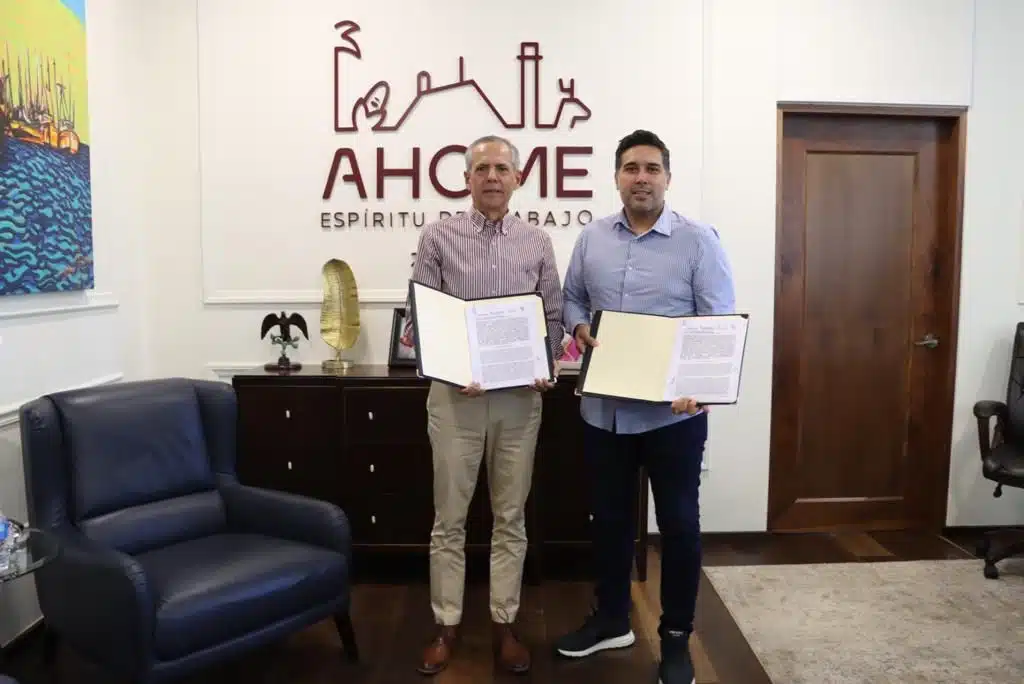 firma de convenio fue entre la Coepriss y el Ayuntamiento de Ahome