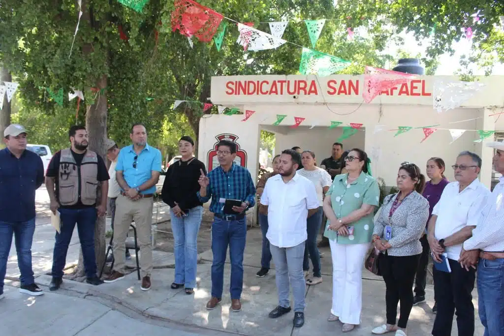 Martín Ahumada Quintero realizó un recorrido de evaluación en San Rafael, Valle de Huyaqui y Las Colonias, en La Brecha y la sindicatura de Tamazula.