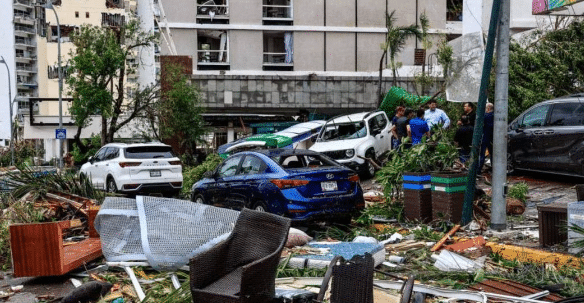 Devastación por huracán Otis en Acapulco