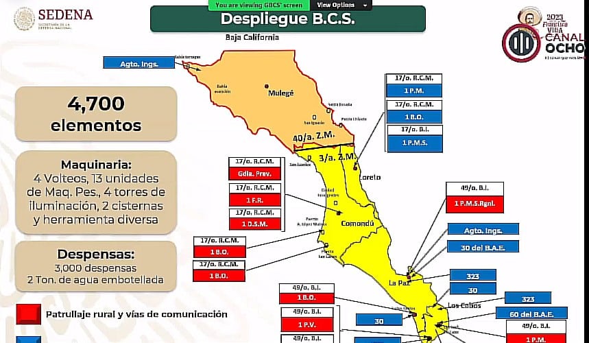 Desplegarán equipos de rescate en BCS