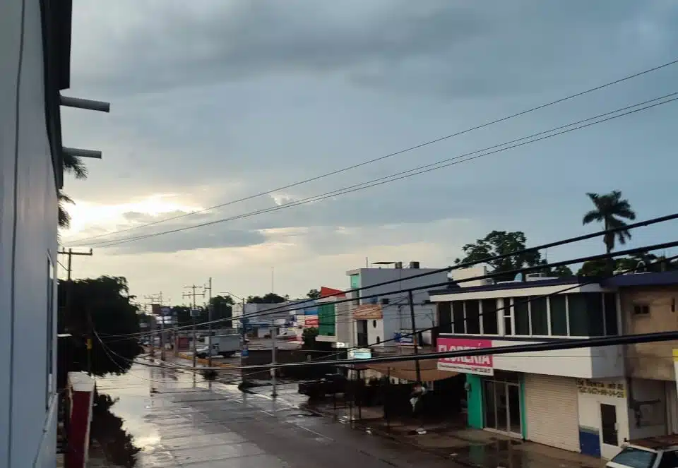 Día lluviosos en Culiacán