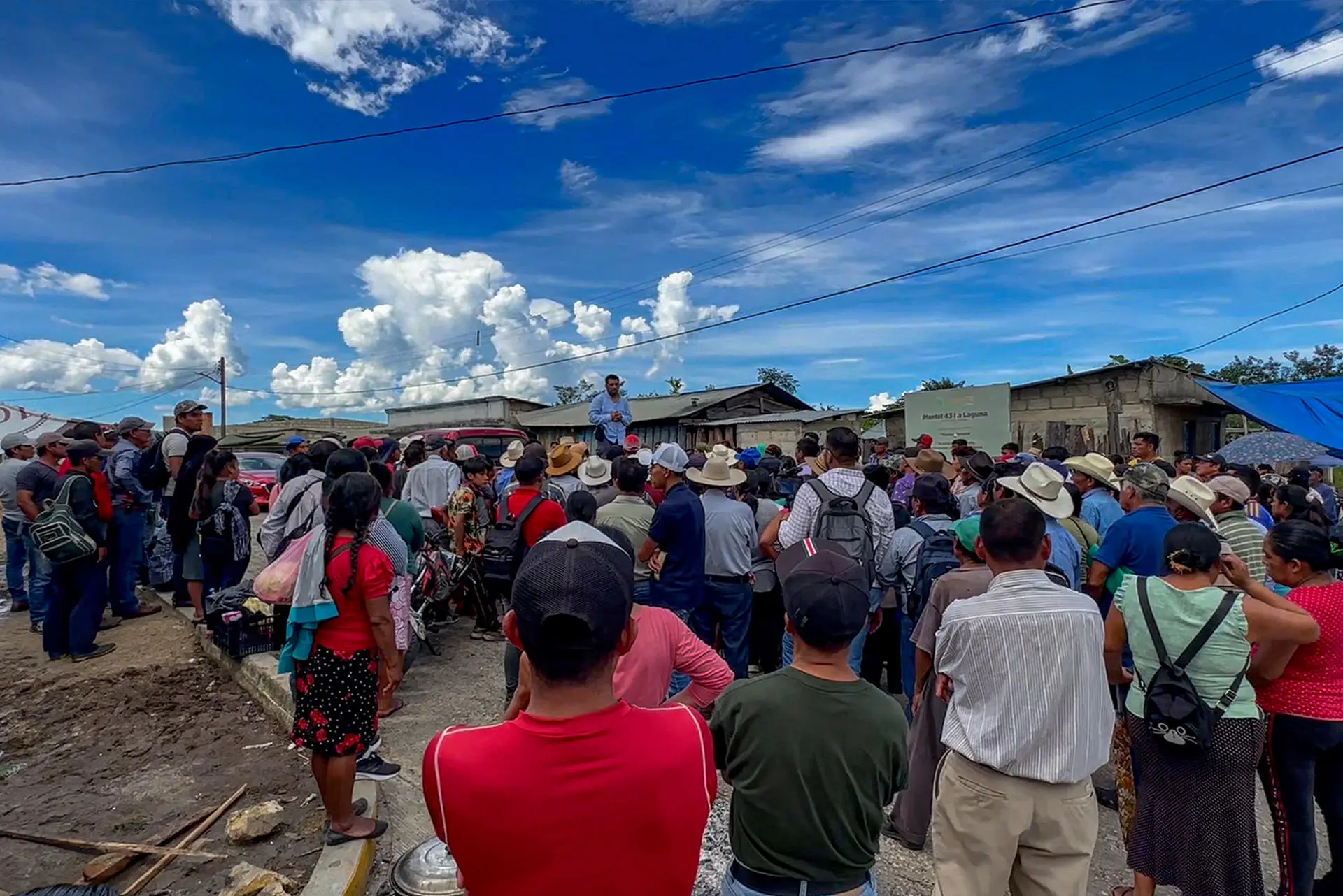 Ejidatarios en Chiapas