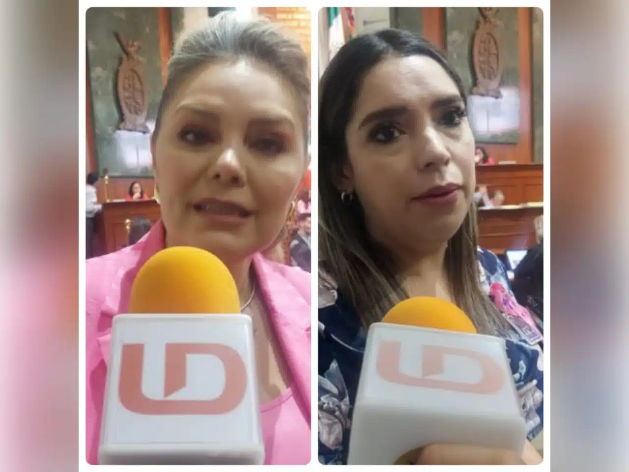 Legisladora Connie Zazueta Castro y Elizabeth Chía Galaviz