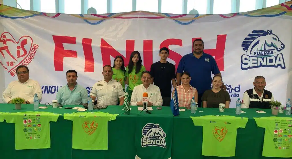 En conferencia anuncian carrera pedestre con corazón en Culiacán