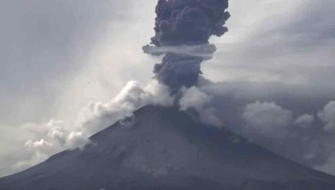 Volcán Popocatépetl registra nueva explosión