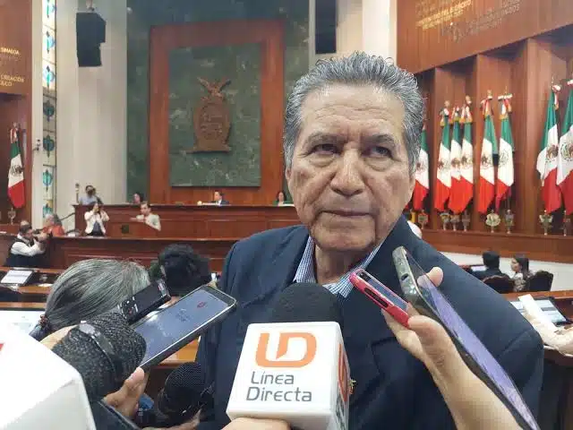 Feliciano Castro, presidente de la Junta de Coordinación Política del Congreso del Estado.