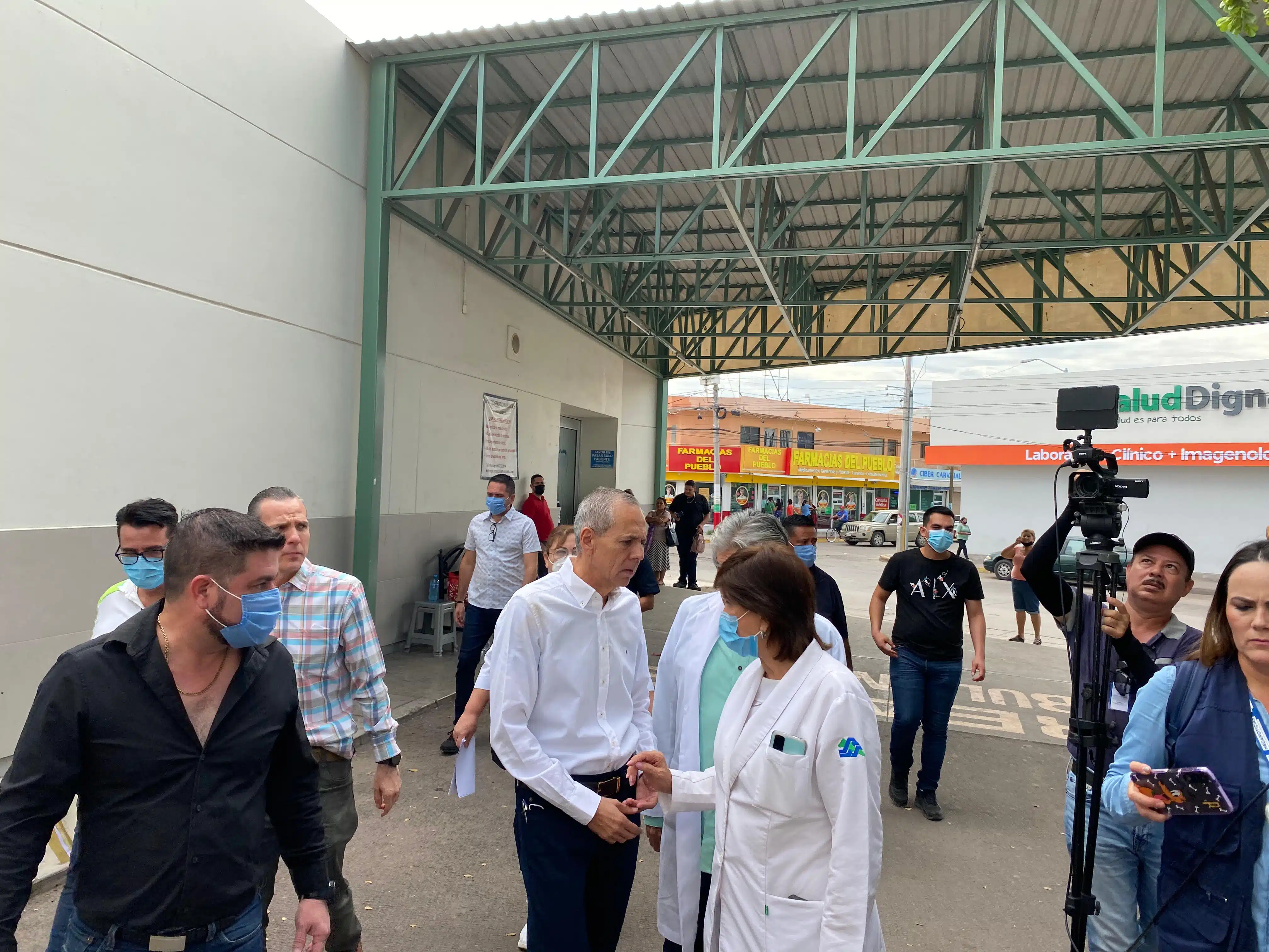 Gerardo Vargas Landeros en el Hospital General de Los Mochis