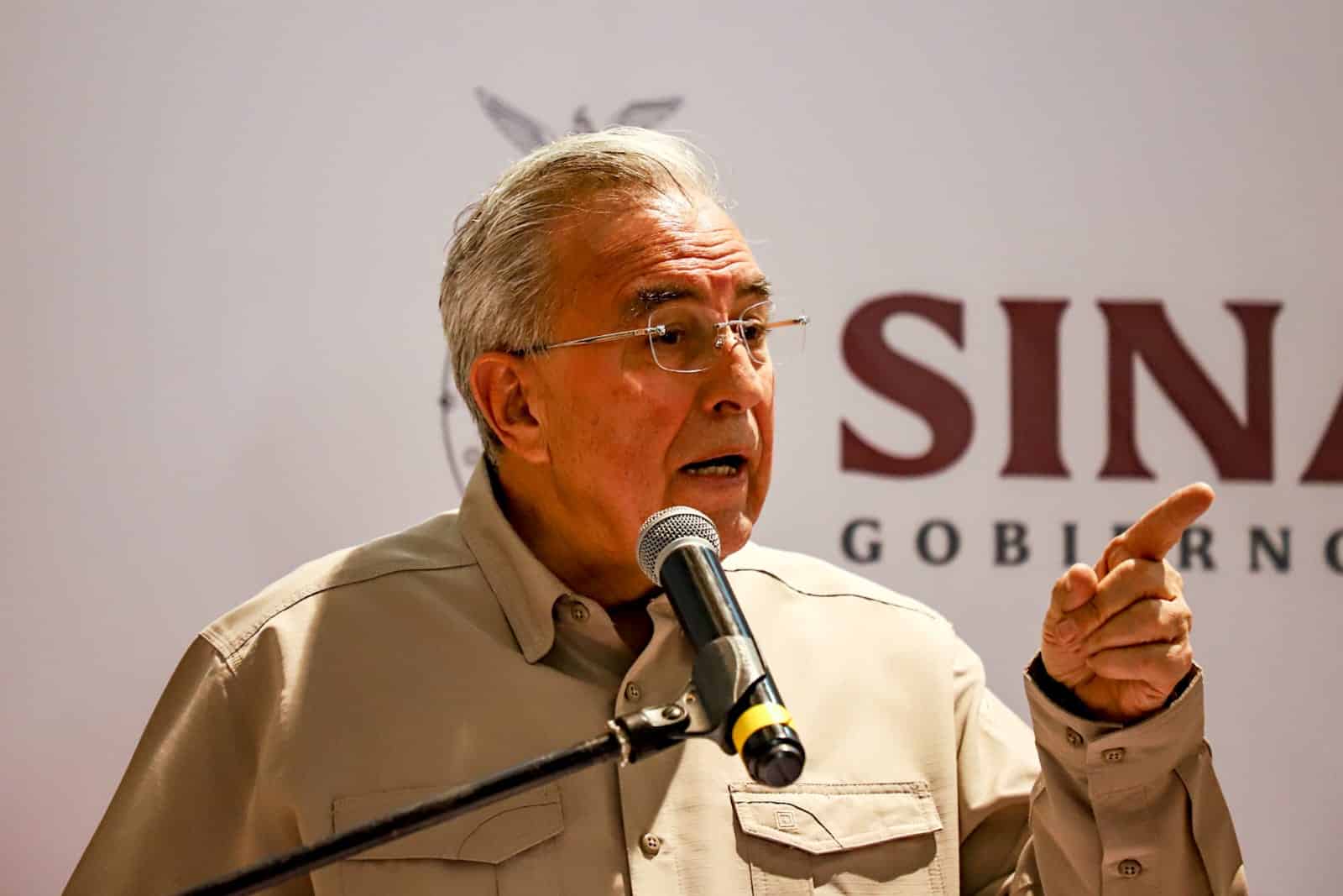 Gobernador de Sinaloa, Rubén Rocha Moya.