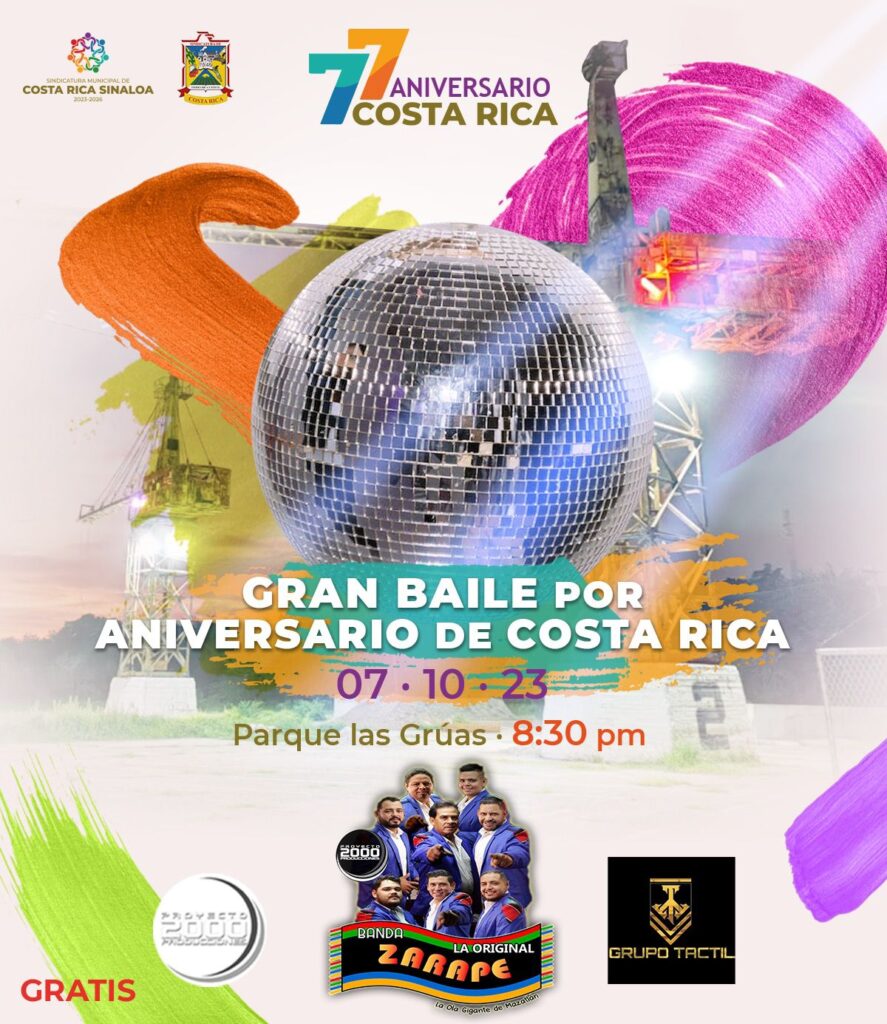 Gran baile de aniversario en Costa Rica Culiacán