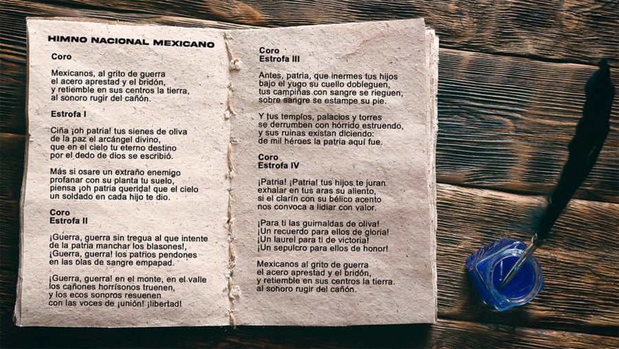 Letra del Himno Nacional 