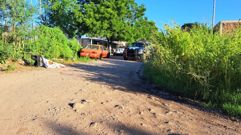 Lugar donde un hombre fue encontrado sin vida en Culiacán