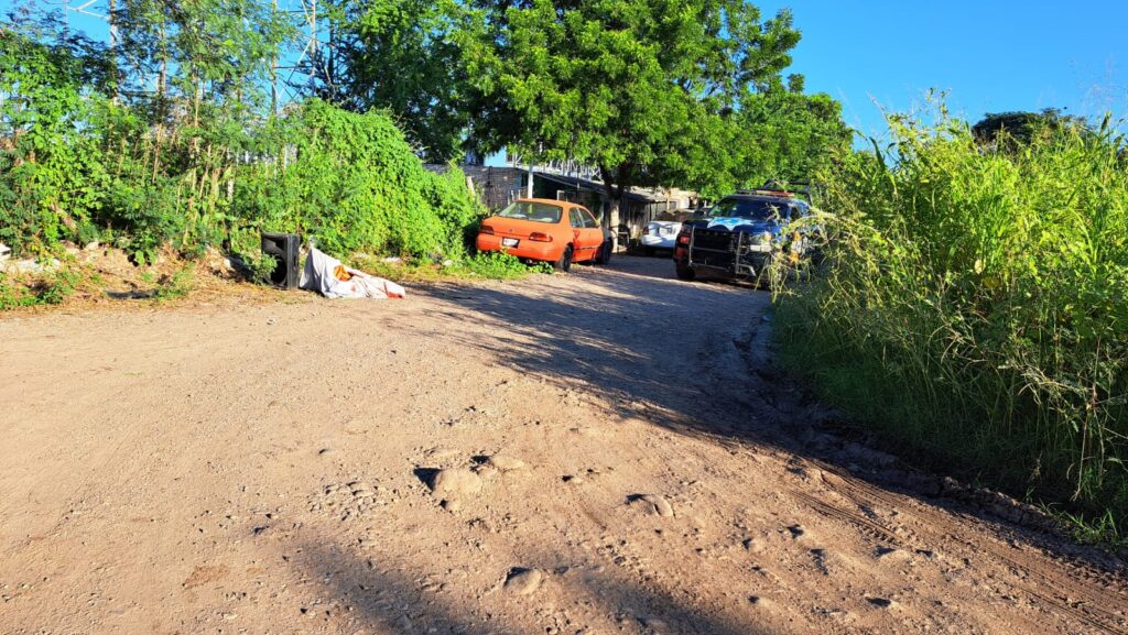 Lugar donde un hombre fue encontrado sin vida en Culiacán