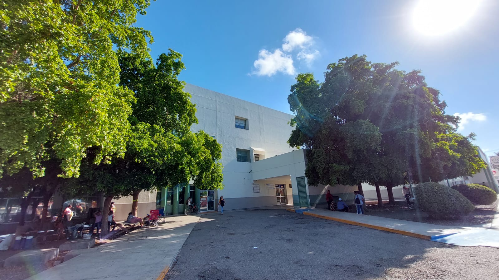 Fachada del Hospital General de Los Mochis