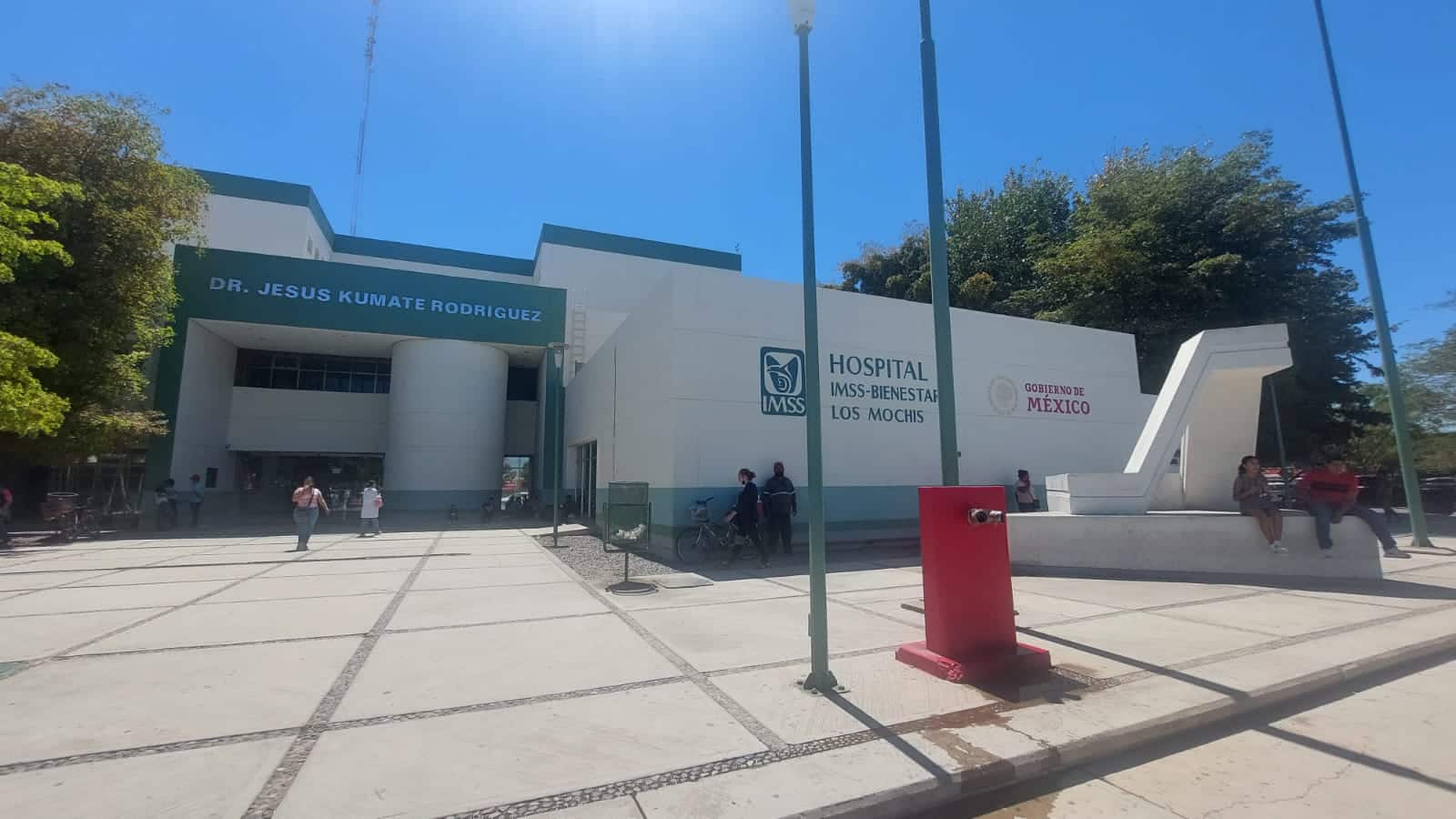 Exterior del Hospital General de Los Mochis