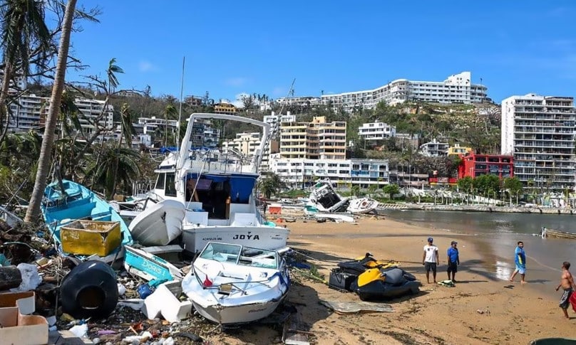 Acapulco devastado por huracán Otis