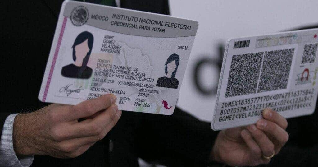 Imagen referencial de credencial de elector