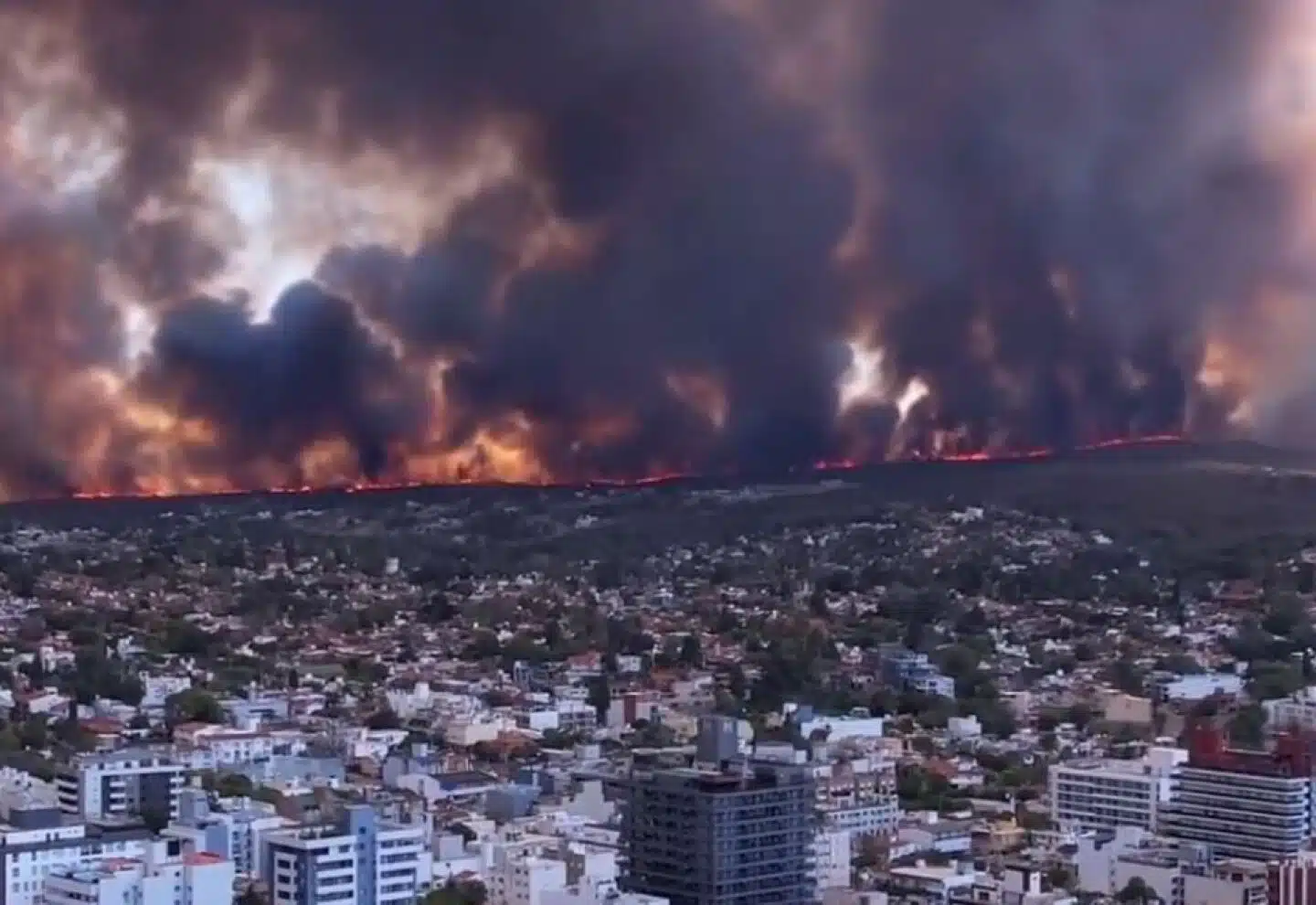 Detienen a responsable de mega incendio en Argentina