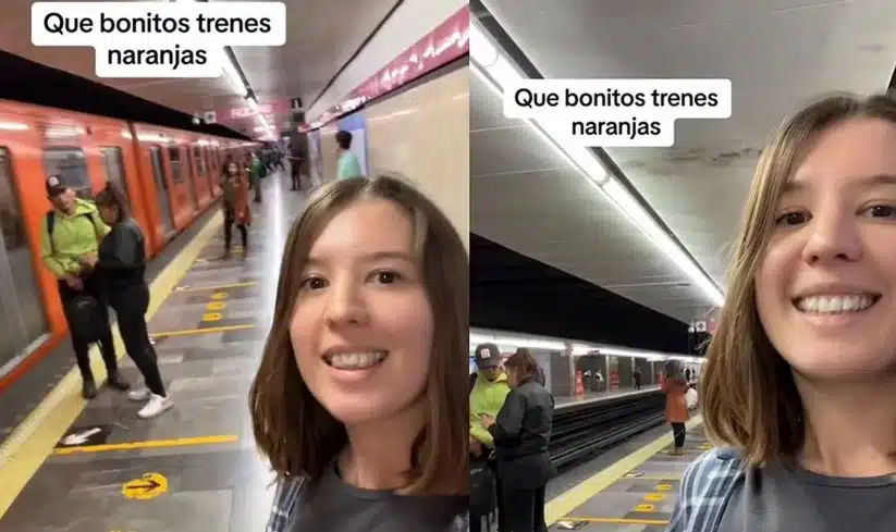 Influencer rusa elogia el Metro de CDMX