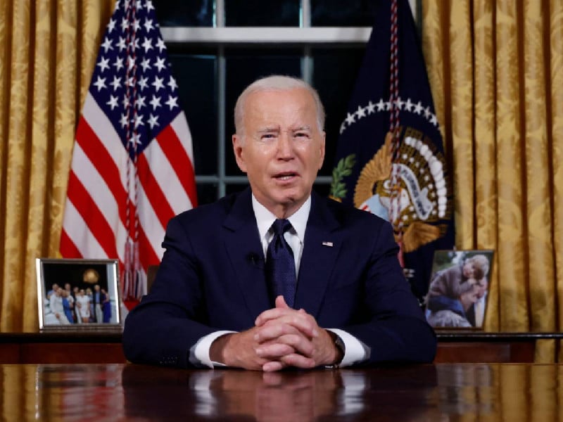 Discurso de biden sobre guerras en Ucrania e Israel