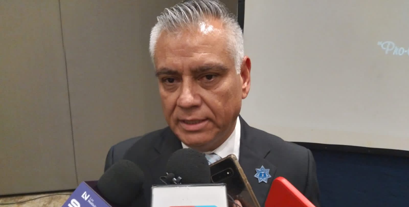 José Santos Rodríguez Delgado en entrevista con medios