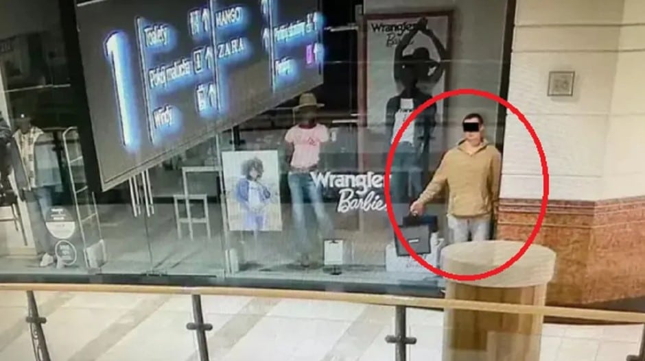 Ladrón finge ser maniquí en Polonia