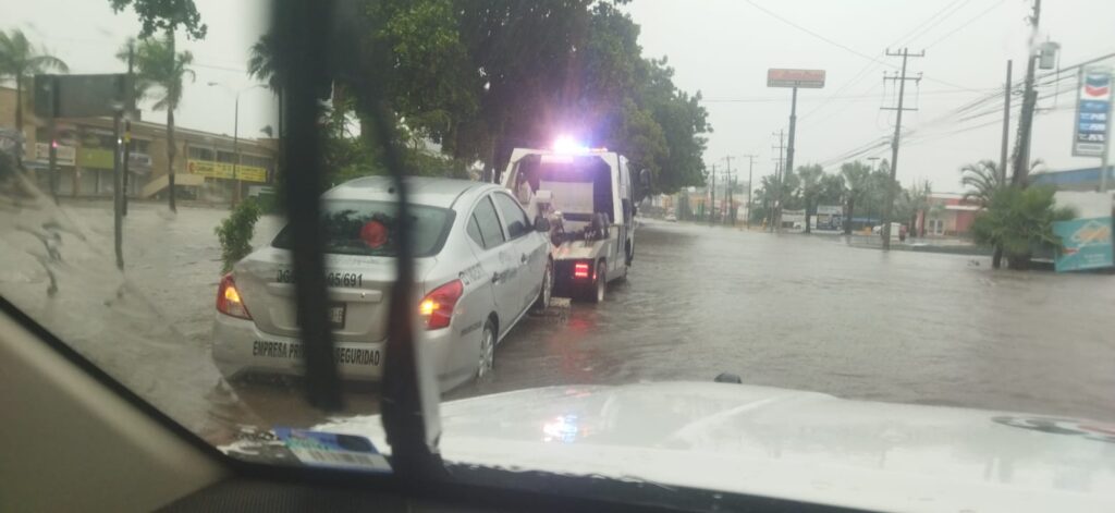 Lluvia en Culiacán por la tormenta tropical Norma