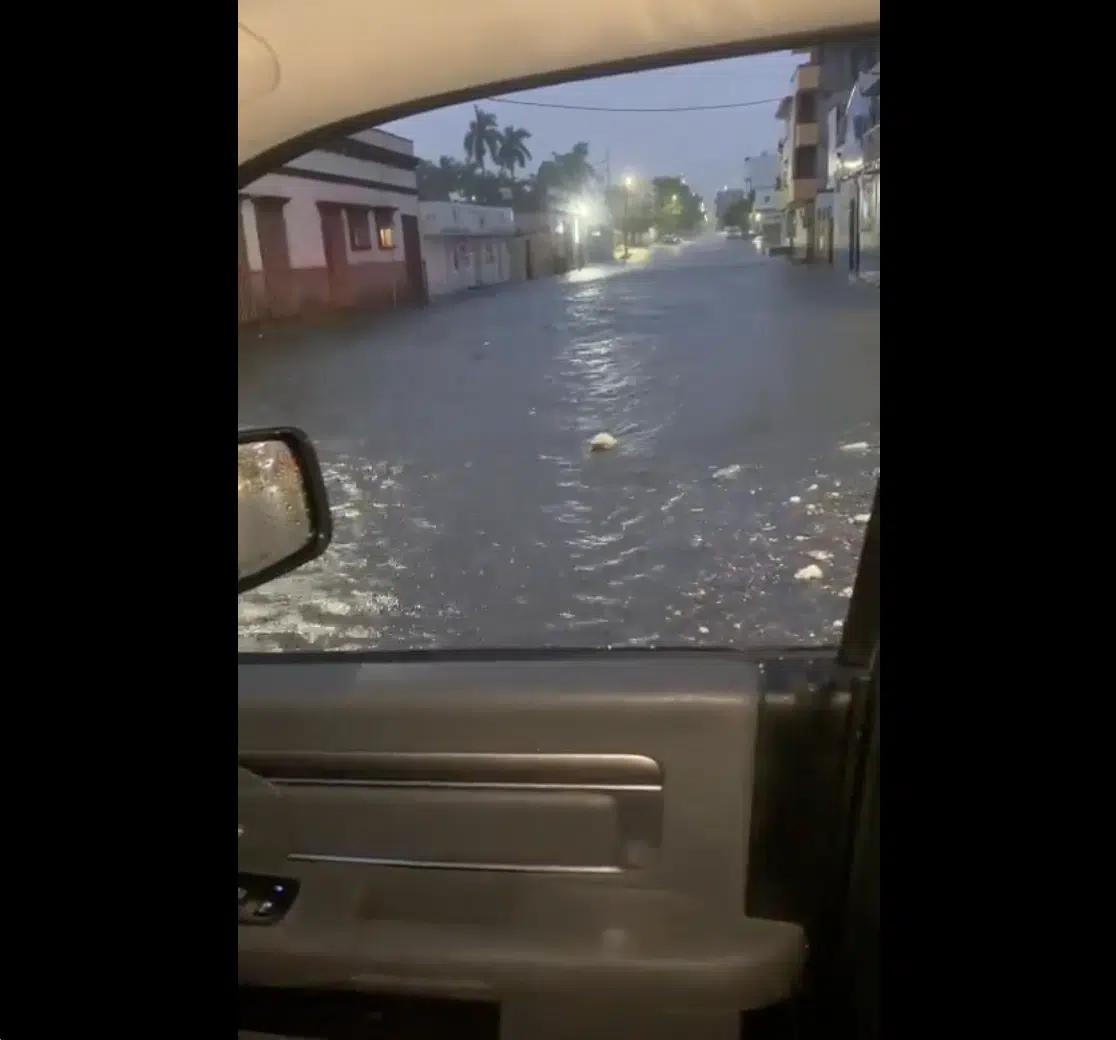 Lluvia en Culiacán por la tormenta tropical Norma