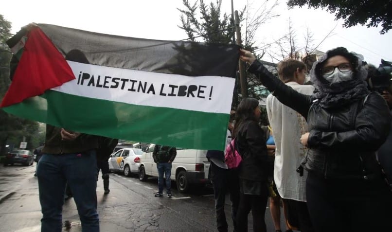 Marchan en CDMX por Palestina