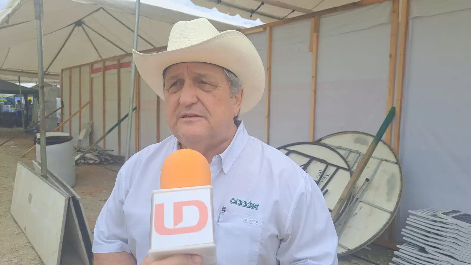 presidente de la Confederación de Asociaciones Agrícolas del Estado de Sinaloa (Caades), Marte Vega Román.