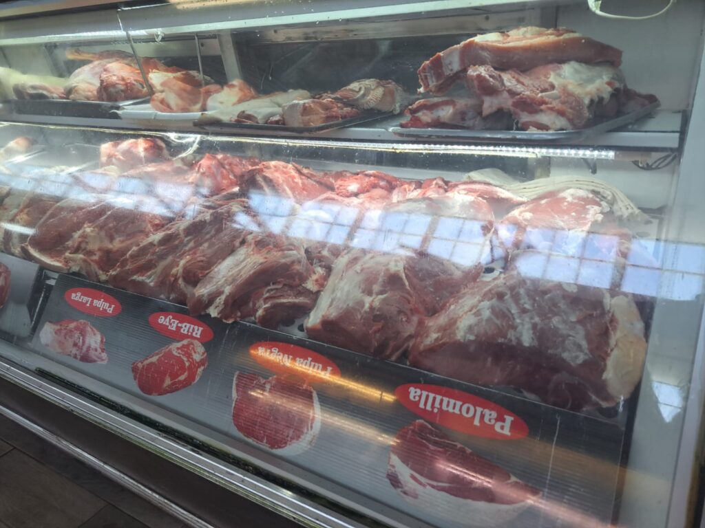 Carne en el Mercado Independencia de Los Mochis