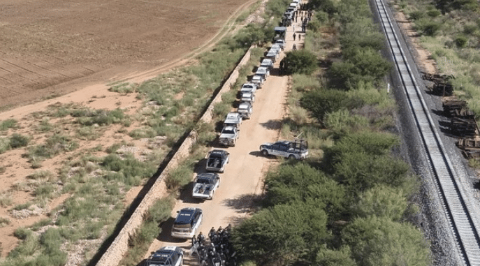 Operativo en la frontera