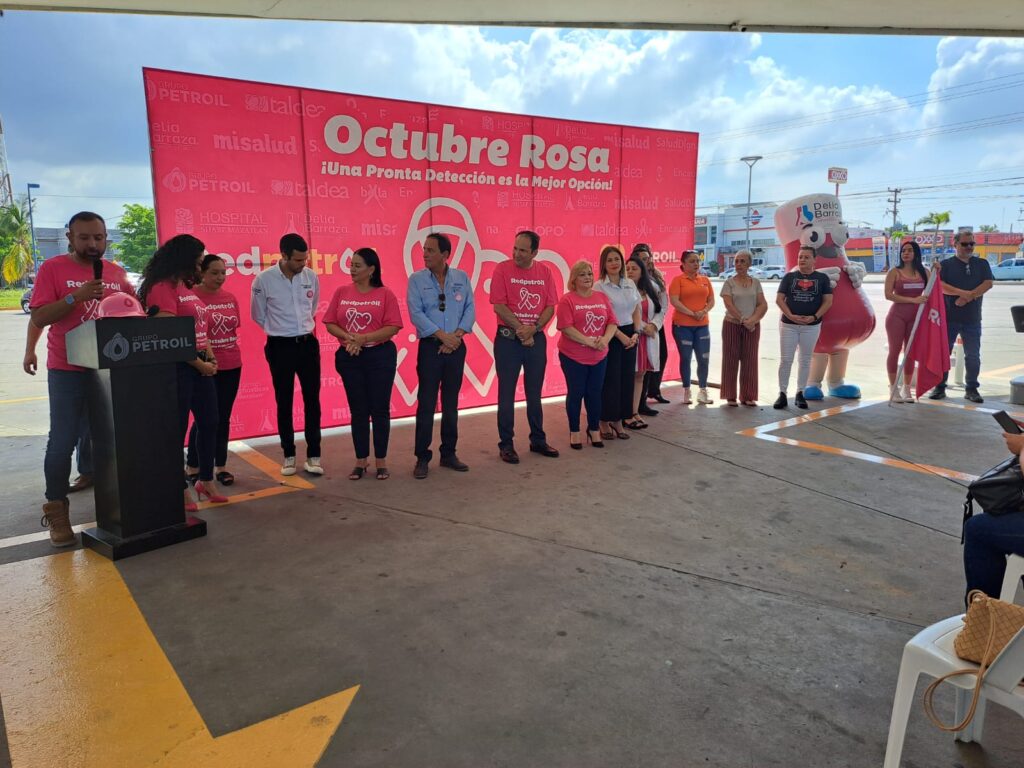Comienza Octubre Rosa en Redpetroil, campaña temprana de detención de cáncer de mama.