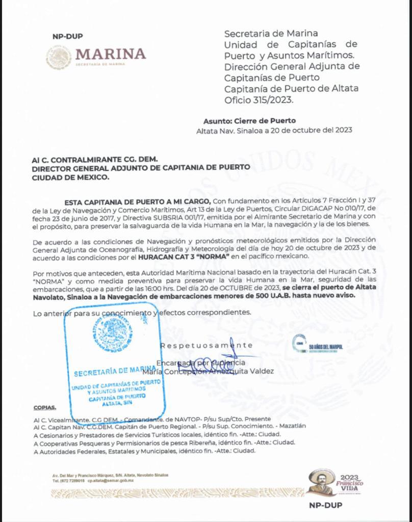Comunicado Semar