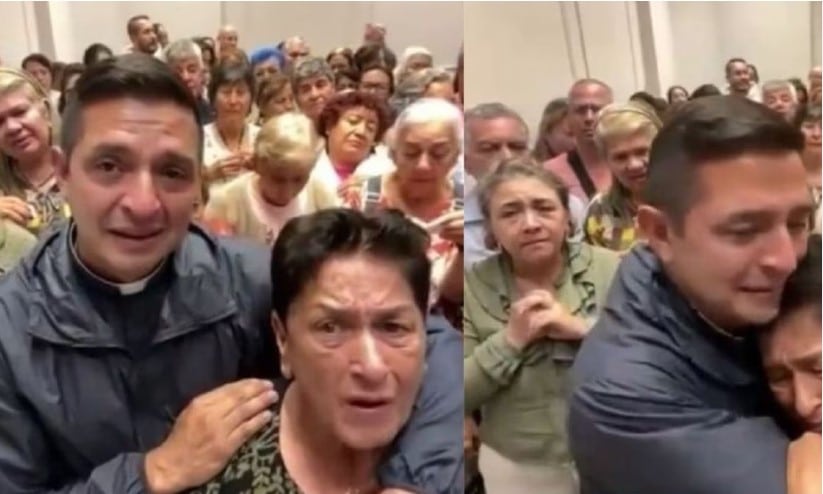 Sacerdote colombiano atrapado en Israel.