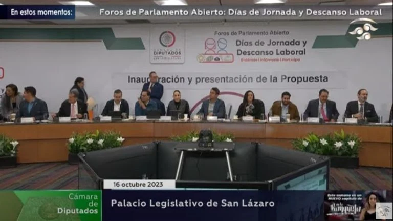 Parlamento abierto para jornada laboral en México