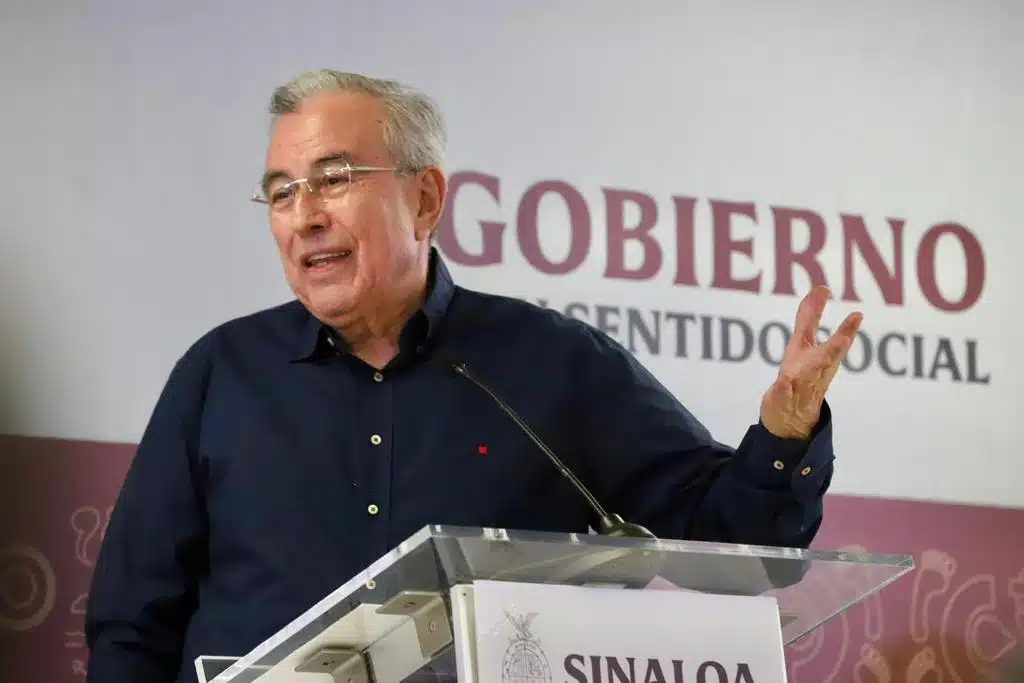 Rubén Rocha Moya, gobernador de Sinaloa.