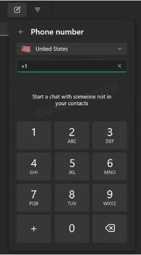 WhatsApp implementa nuevo teclado numérico