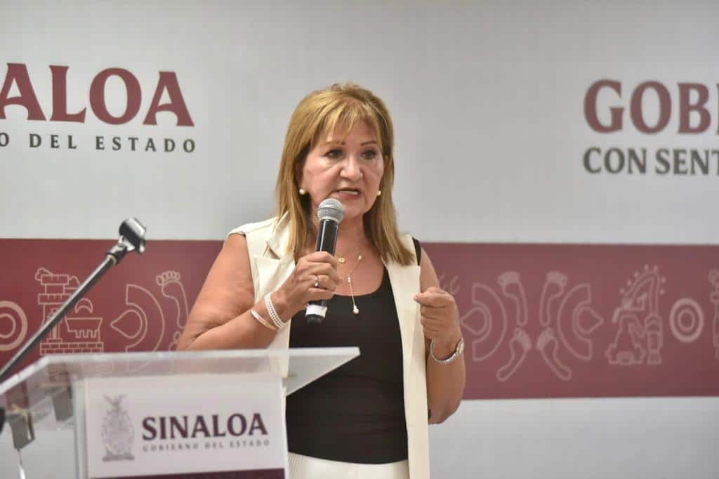 Teresa Guerra Ochoa, titular de Secretaria de la Mujeres en el Inauguración del diplomado sobre violencia política contra las mujeres