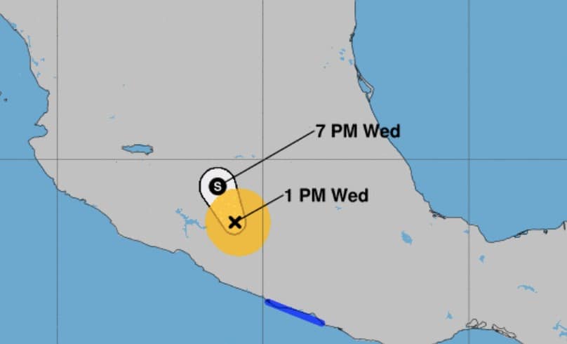 Tormenta tropical Otis en Guerrero
