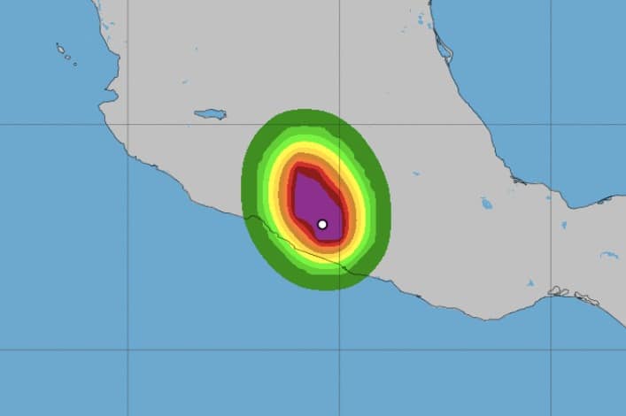 Tormenta tropical Otis en Guerrero