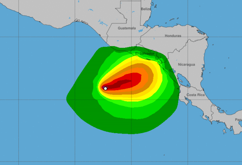La tormenta tropical Pilar está activa.