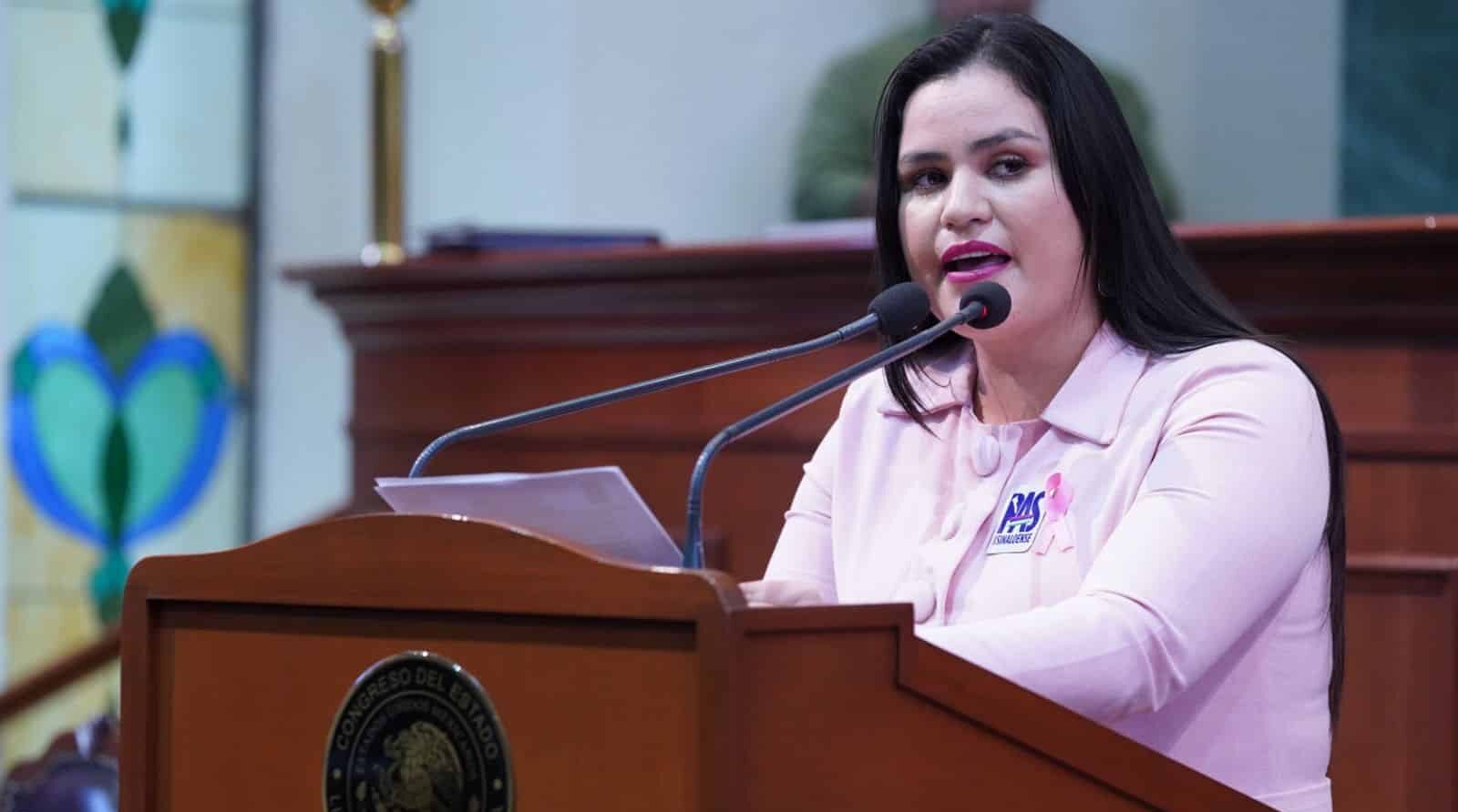 Diputada presidenta de la comisión de Salud, Viridiana Camacho Millán.