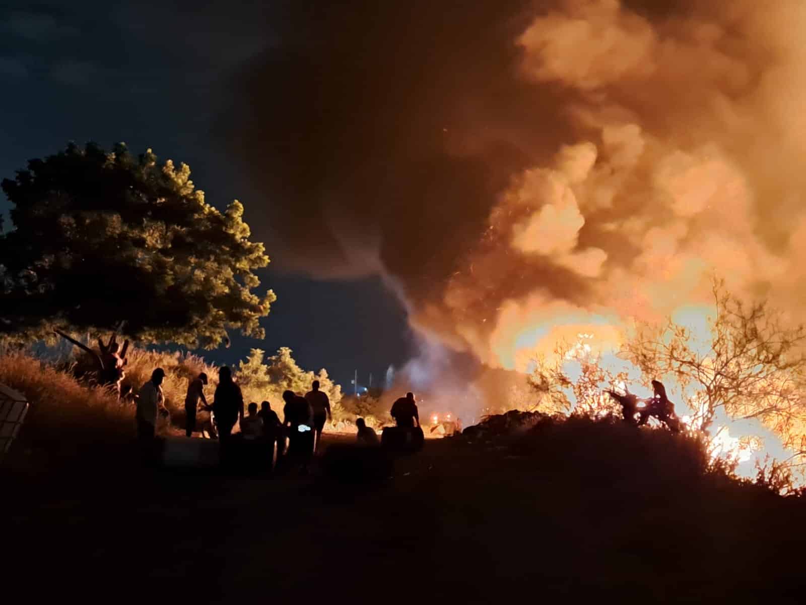 Incendio en el Basurón Piggy back