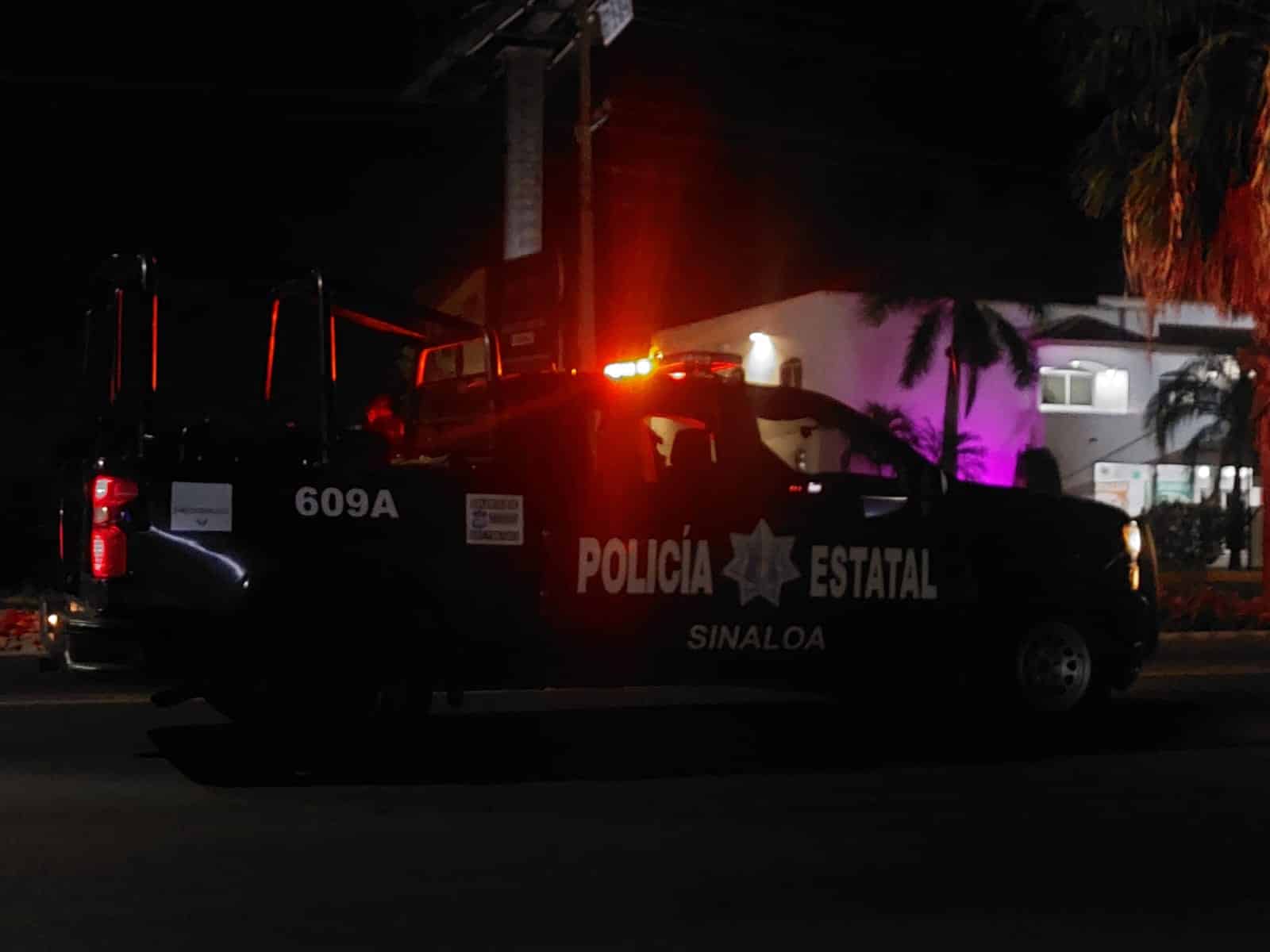 Patrulla de la Policía Estatal de Culiacán.