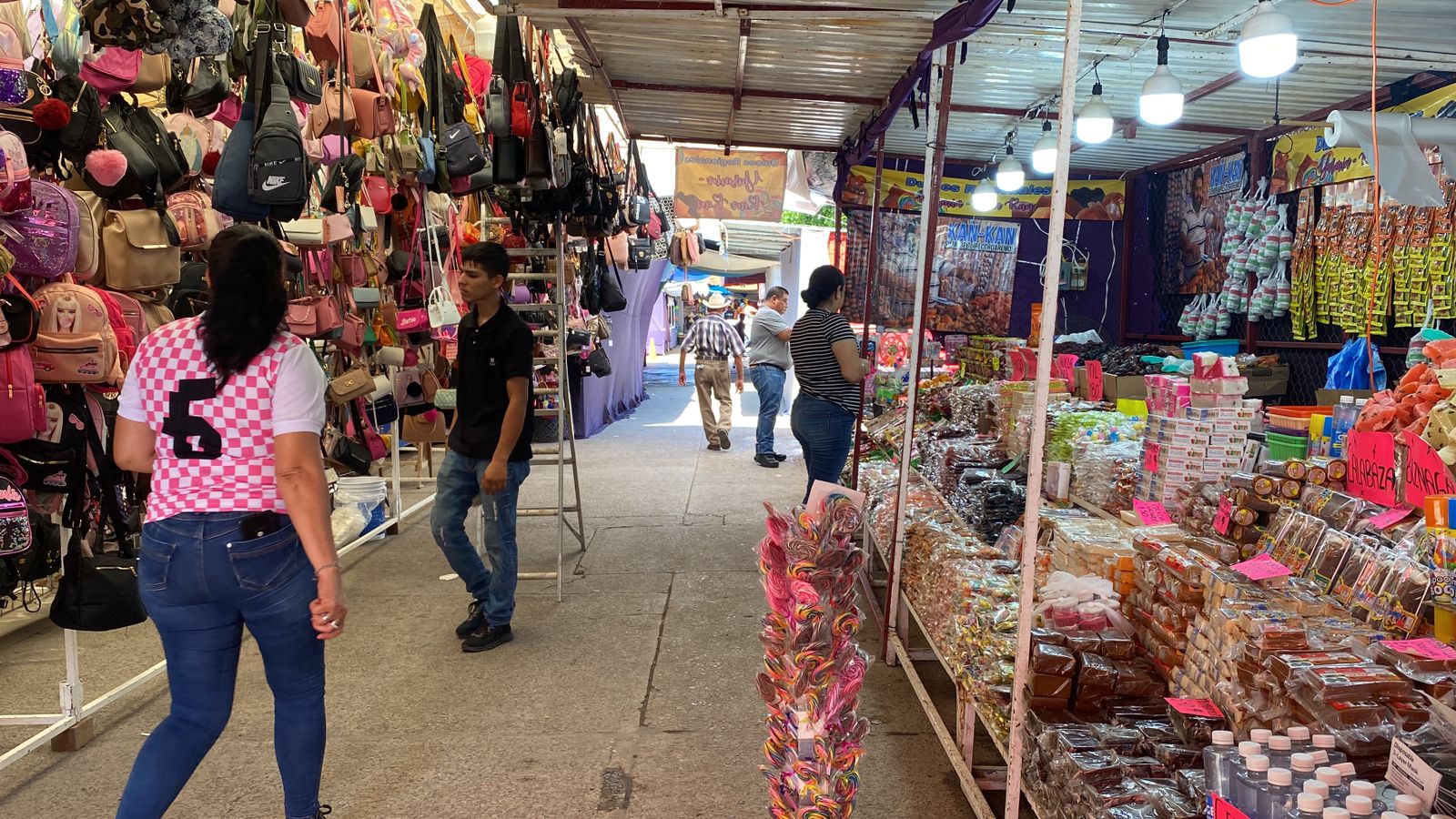 Vendedores de dulces en Guasave 