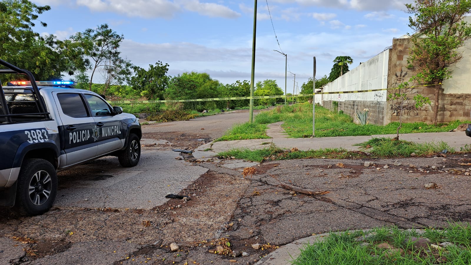 Omar Geovanny, es uno de los dos hombres emplayados y asesinados en Colinas del Bosque, Culiacán